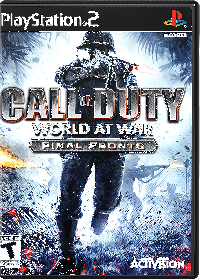 Call of Duty World at War Final Fronts PAL Playstation 2 PAL box art